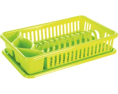 Immagine prodotto di plast team 13480800 plast team cestino scolapiatti con vassoio, bianco