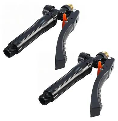 2er-Pack Sprühpistolengriff, 17 cm, Messinggewinde 18 mm