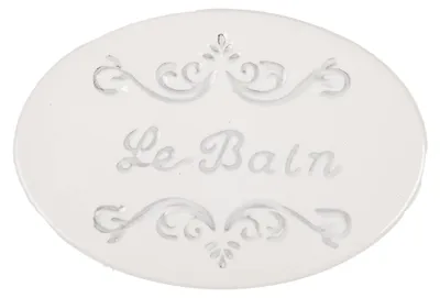Zdjęcie produktu dla Mydelniczka Clayre & Eef 13x9x3 cm biała ceramika