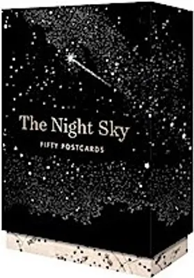 Obrázek produktu pro The Night Sky: Fifty Postcards (50 Designs; Archival Images, NASA Ephemera, Photographs, and More in a Gold Foil Stamped Keepsake Box;)