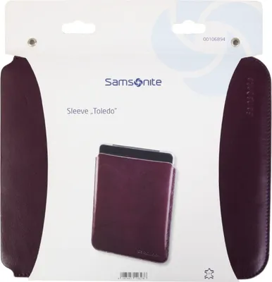 Produktbild von Samsonite Toledo, Schutzhülle, Violett, Leder, 198 x 13 x 248 mm
