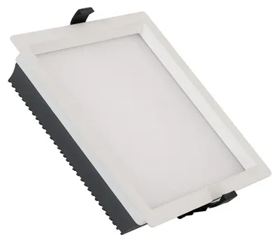 Produktbild von LED Downlight Einbaustrahler 30W Eckig Aero 130lm/W Mikroprismatisch Ausschnitt 210x210mm 3000K - 4000K - 6000K Wählbar (Warm-Neutral-Kalt)