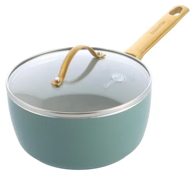 Obrázek produktu pro GreenPan Padova Reserve, 2,01 l, Kulatý, Modrá, Hliník, Keramický, Zlato