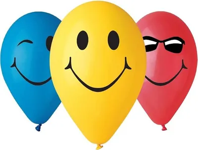 Immagine prodotto di Palloncini Premium 3 Smiles 12"/5 pezzi