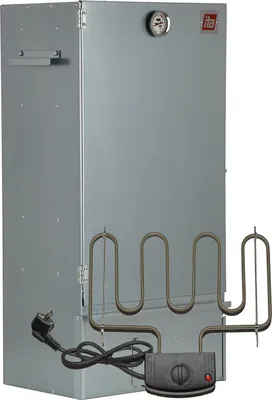 Produktbild von ITA Elektrischer Räucherofen 7005 - Premium Räucherschrank aus Edelstahl mit 3 Etagen 81 cm - Qualität  EU - Direkt vom Hersteller - Smoker