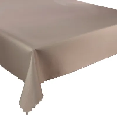 Obrázek produktu pro Voděodolný polyesterový zahradní ubrus hnědý 140x160 cm