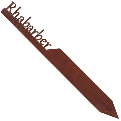 Tuinsteker "Rhabarber" aus Metall, 240 mm, wetterbeständig