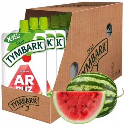 Image de Tymbark Mousse Xxl Pomme Pastèque Framboise 200 g