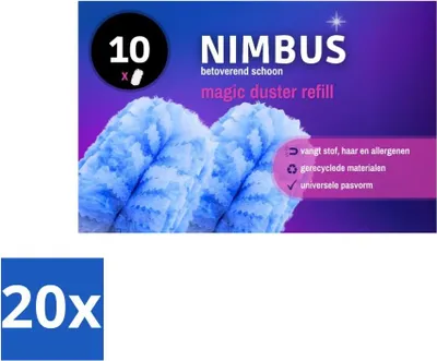 Obrázek produktu pro NIMBUS Magic Duster náhradní náplň 10 kusů – výhodné balení – 20 kusů