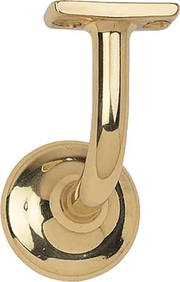 Image de Support de main courante avec équerre, distance du mur 60 mm, laiton poli