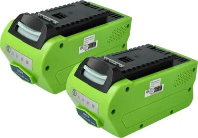 Produktbild von EXTENSILO 2x Akku kompatibel mit Cramer 40LM41, 40LM35, 40HD61, 49B730, 40CS15, 40T07, 40T05, 40PS, 40PHA, 40CS12 Rasenmäher (5Ah, 40V Li-Ion)