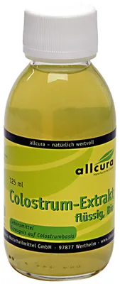 Image de allcura Extrait de colostrum liquide, solution de 125 ml