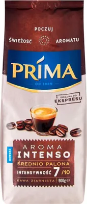 Zdjęcie produktu dla Prima Aroma Intenso Kawa Ziarnista 900 G
