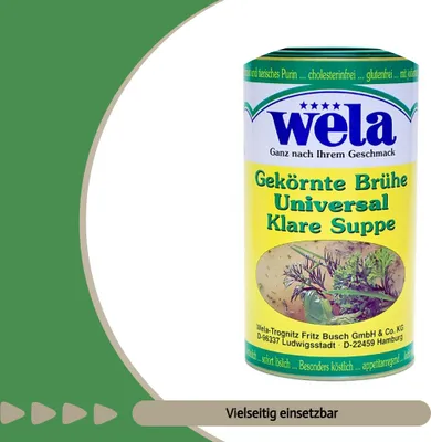 Produktbild von WELA Gekörnte Brühe 1/1 Universal Klare Suppe