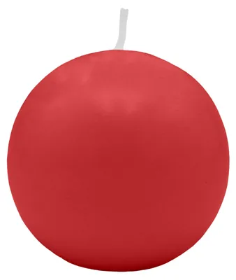 Produktbild von Kugelkerzen Rot Ø 80 mm, 6 Stück