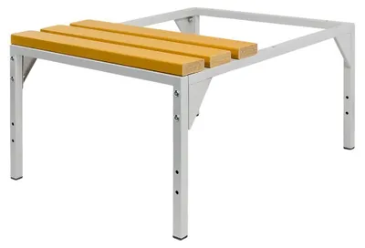 Zdjęcie produktu dla Podstawa z ławeczką WPC pod szafkę BHP Mega-M J-60 60x80x43 cm skręcana