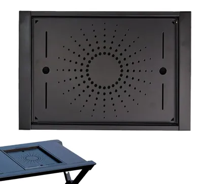 Imagen del producto de Bandeja de acero inoxidable para tazas, ideal para picnics y campamentos