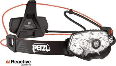 Produktbild von Petzl NAO RL, Stirnband-Taschenlampe, Schwarz, Orange, Tasten, Akkustand, IPX4, CE