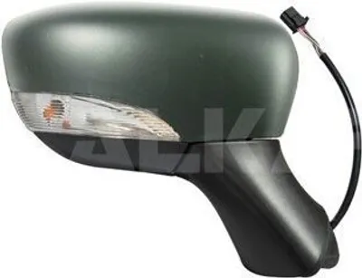 Produktbild von ALKAR 6126187 Außenspiegel Seitenspiegel Rechts für RENAULT Captur (J5, H5) Beheizt Konvex Grundiert Elektrisch