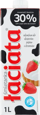 Produktbild von Łaciata Śmietanka 30% 1 L