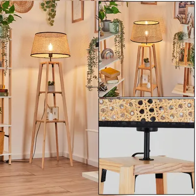 Produktbild von Casalina Stehlampe aus Holz/Rattan in Naturfarben