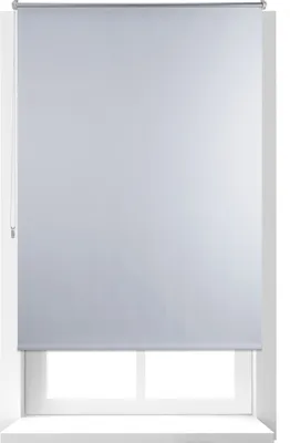 Produktbild von 3 x Thermo Verdunklungsrollo, Hitzeschutz, Fenster Seitenzugrollo, Klemmfix ohne bohren 110x160, Stoff 106cm, weiß