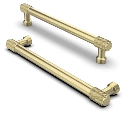 Productafbeelding van Meubelgrepen messing - gatafstand 160 mm voor kast, keuken en lade (10 stuks)