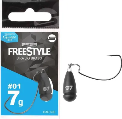 Produktbild von Spro Freestyle Jika Jig - Offsethaken am Blei, Gewicht:5g