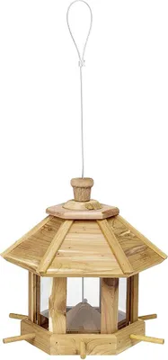 Image de Haushalt International Mangeoire pour oiseaux 26x27cm, naturel