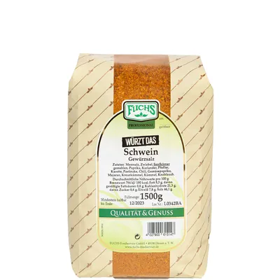 Obrázok produktu pre Fuchs Profesionálne korenie na bravčové mäso Soľ Kvalita a pôžitok 1500g