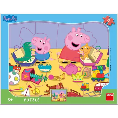 Produktbild von Dino Pepa Pig spielt 12 Brettformen