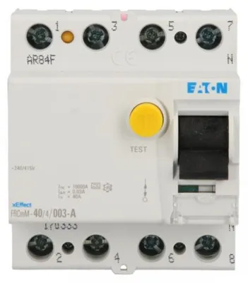 Produktbild von 4P 40A 0,03A Fehlerstromschutzschalter Typ A FRCmM-40/4/003-A 170333