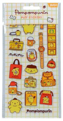 Image de Lot d'autocollants Sanrio Pompompurin