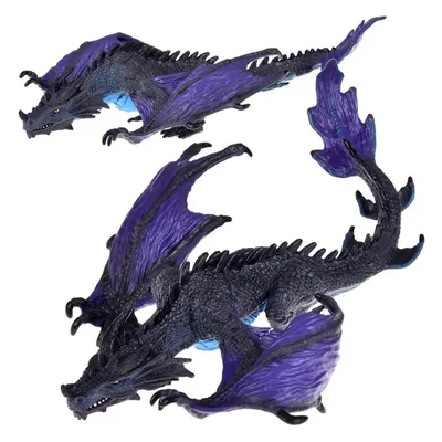 Image de Figurine dragon avec ailes, pourpre Jokomisiada