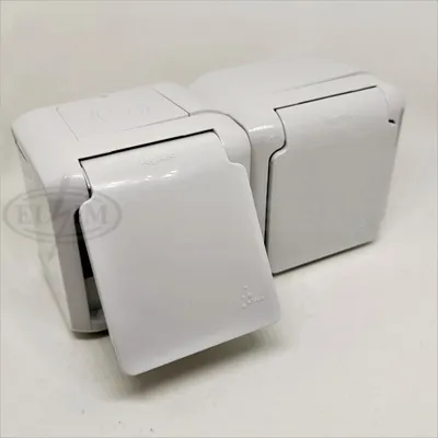 Obrázok produktu pre Legrand FORIX IP44 zásuvka 2x (782 397) šedá