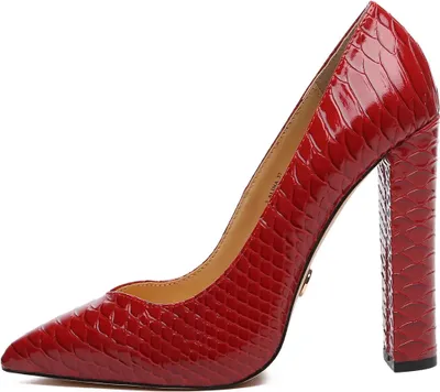 Produktbild von Giaro Pumps in Übergrößen Rot  ALINA RED SNAKE große Damenschuhe