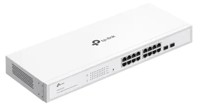 Produktbild von 16-Port Gigabit Smart Switch mit 2 SFP-Slots, lüfterlos
