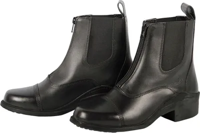 Image de Bottes en cuir Harry's Horse Zipper Jodhpur, noir, taille 42