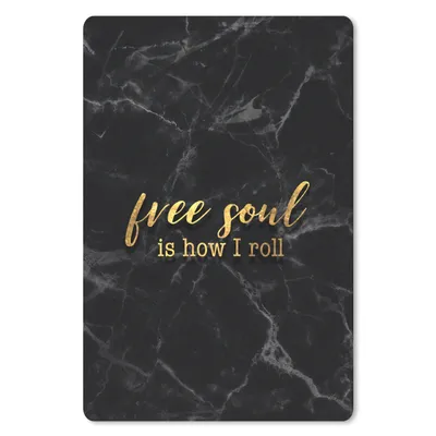 Produktbild von MuchoWow® Mauspad Mousepad Zitate -  - Gold - Marmor 40x60 cm - Mousepads - Maus Mat - Pad - Mausunterlage - Schreibtisch Accesoire