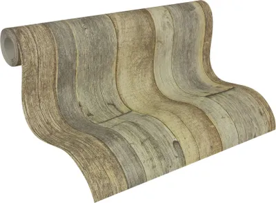 Produktbild von Tapete in Holzoptik Braun Vliestapete 959313 Wandtapete A.S. Création Tapete
