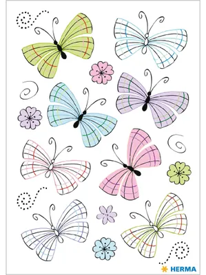 Produktbild von Herma Decor Moderne Schmetterlinge, Folie