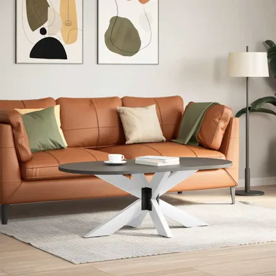 Immagine prodotto di Gamba per tavolino da caffè a forma di ragno bianca 98x58x(42-43) cm in acciaio