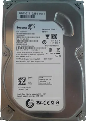 Immagine prodotto di Hdd Hard Disk Disco Rigido 320gb 3,5" Sata Desktop Seagate Computer Pc Fisso