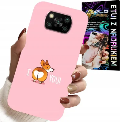 Image de Étui pour Xiaomi Poco X3 - Motifs amusants « I Love You » Chien Coque