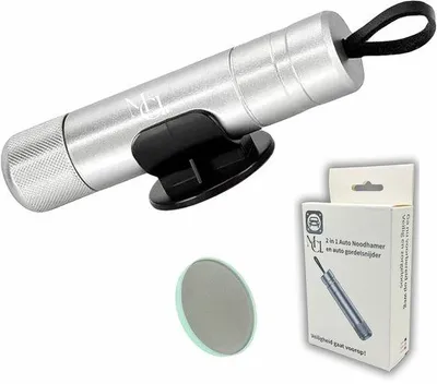Produktbild von MCI® Nothammer 2-in-1 – Mit Gurtschneider – Silber