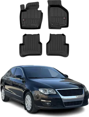 Image de Tapis de Sol pour VW Passat B6 2005-2010 TPE Noir