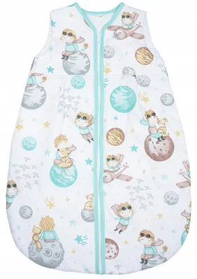 Produktbild von Ankras Sommer-Babyschlafsack 0,5 TOG 100% Baumwolle Größe 56/62