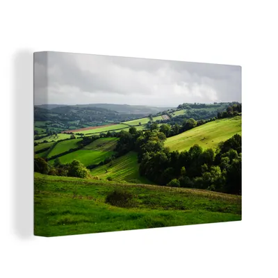 Obrázek produktu pro OneMillionCanvasses® Malba na plátně Nástěnná malba na plátně - Krajina v Cotswolds - 150x100cm