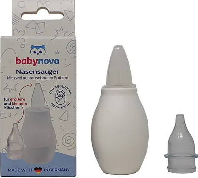 Produktbild von BabyNova Nasensekretsauger weiß 3-tlg