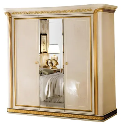 Image de Armoire chambre bois Armoire 3 portes Armoires de luxe arredoclassic